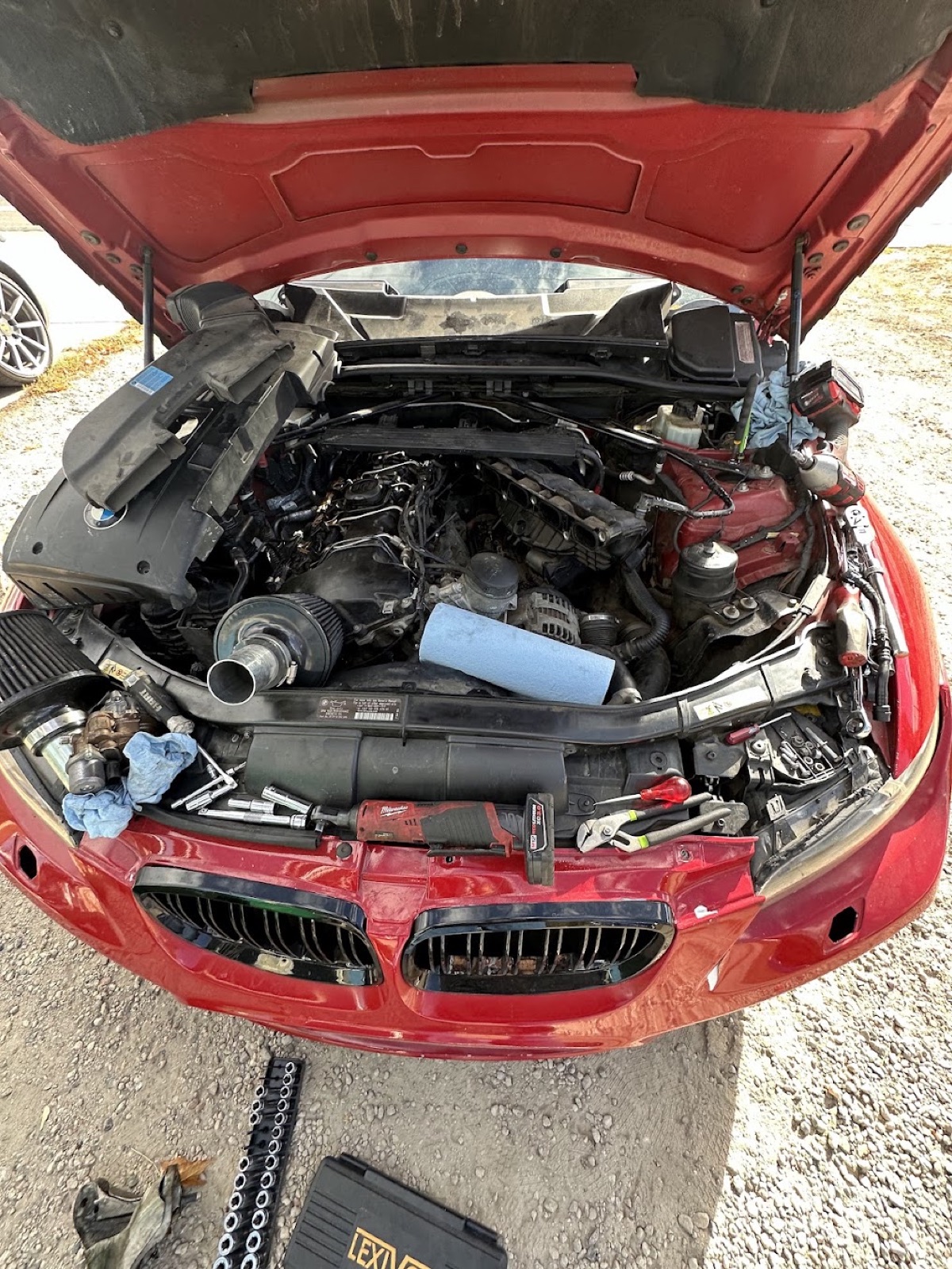 Vehicle project at Revline Performance Garage